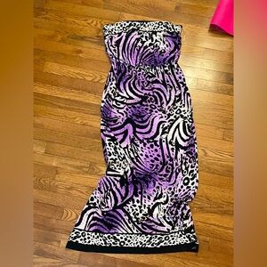 Strapless tube dress